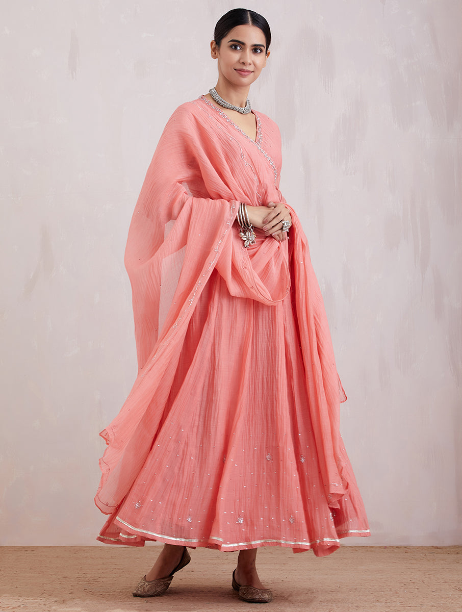 Naqsh Pink Lehenga Set of 3