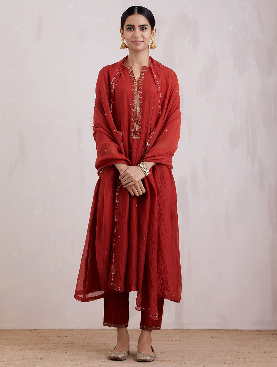Naqsh Box Pleat Kurta Set of 3