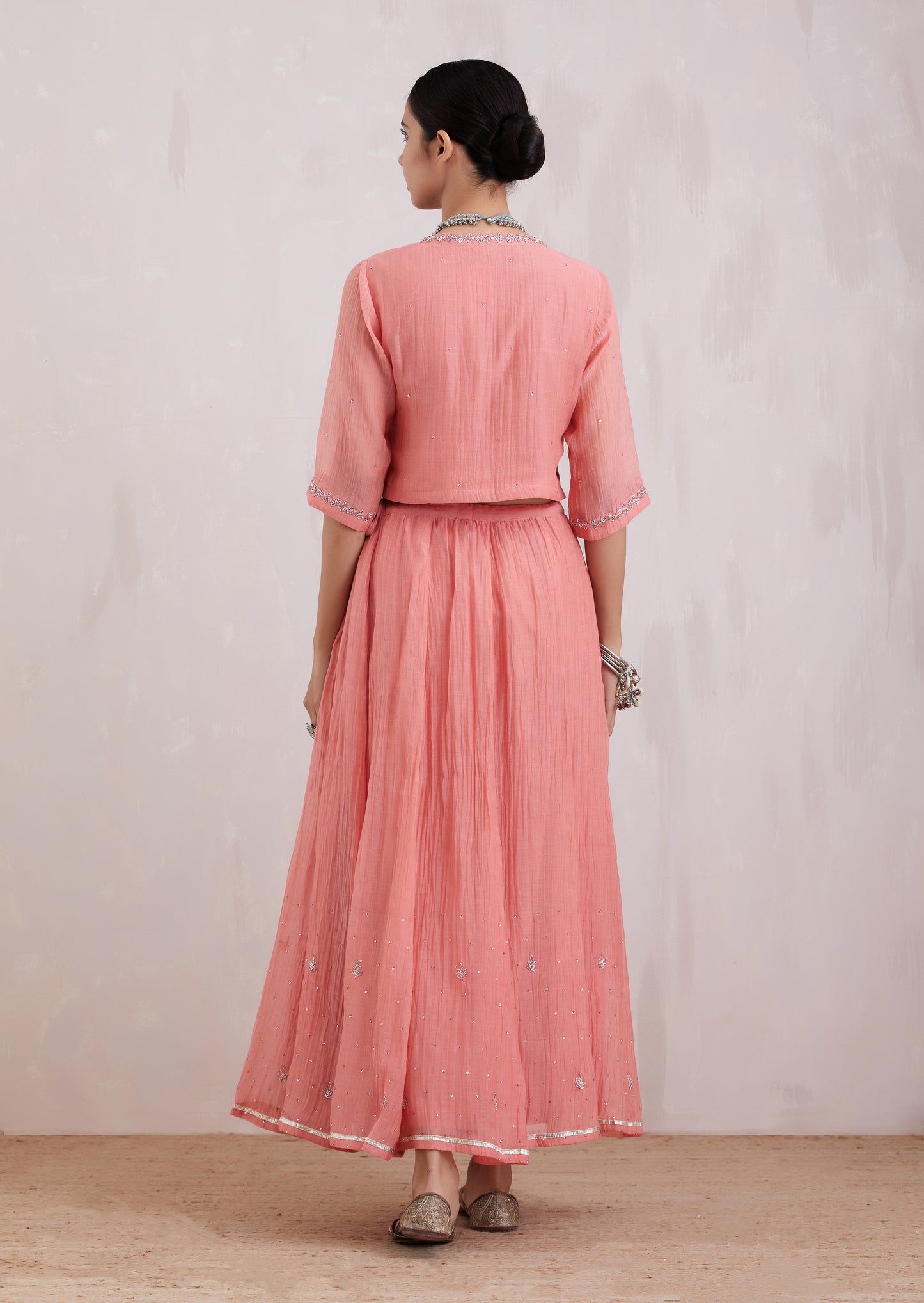 Naqsh Pink Lehenga Set of 3