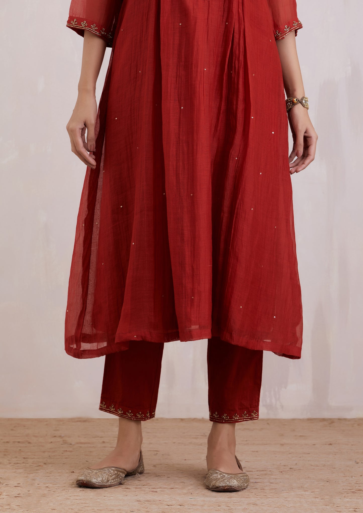 Naqsh Box Pleat Kurta Set of 3