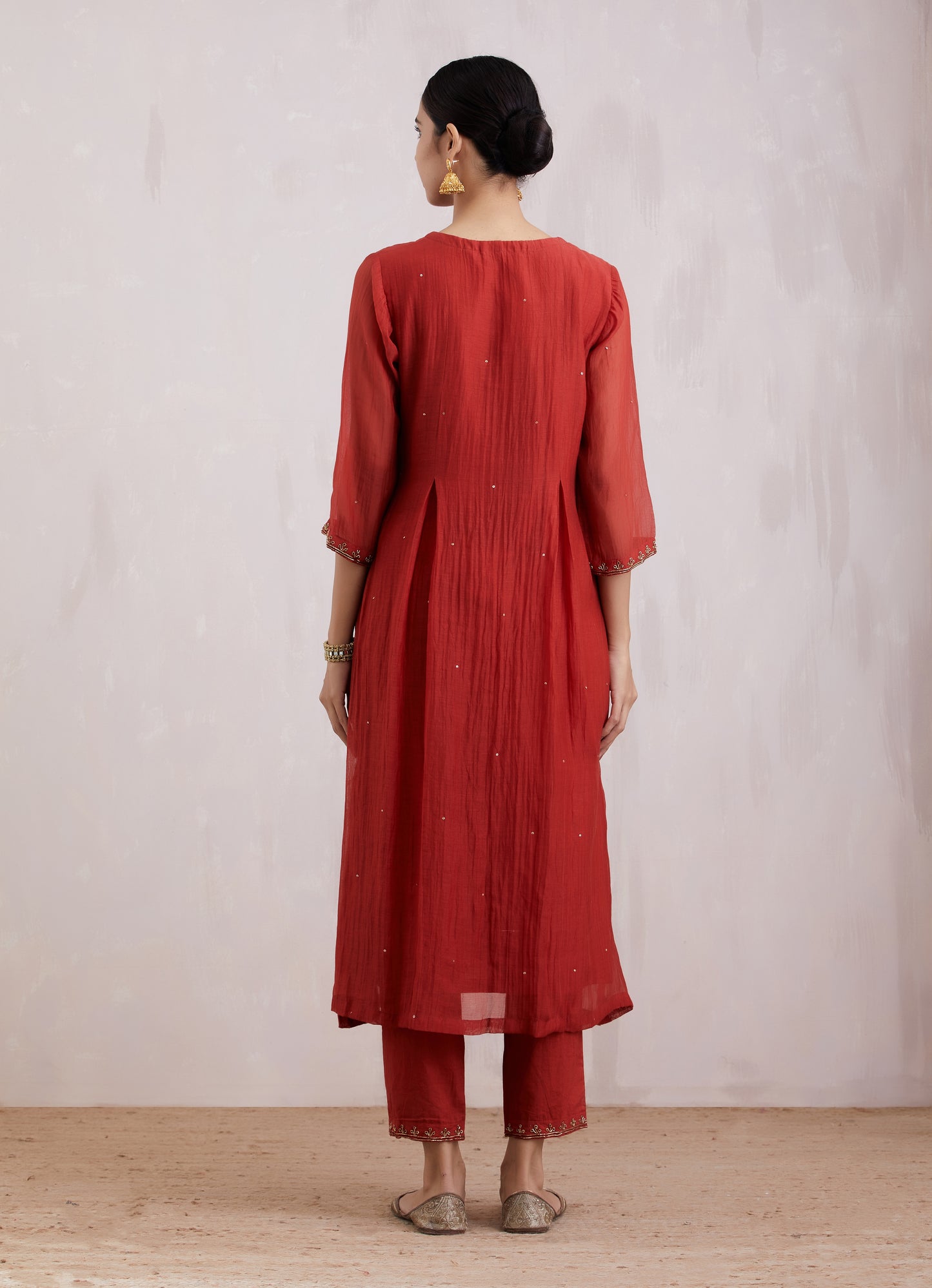 Naqsh Box Pleat Kurta Set of 3