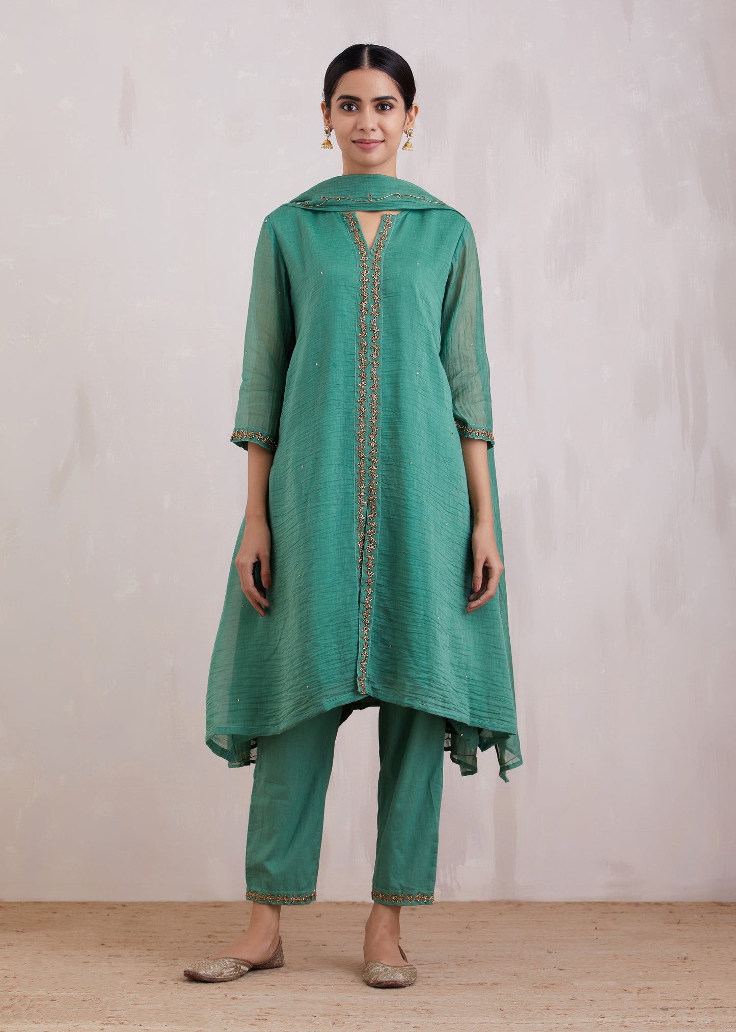 Naqsh A line Kurta Set of 3