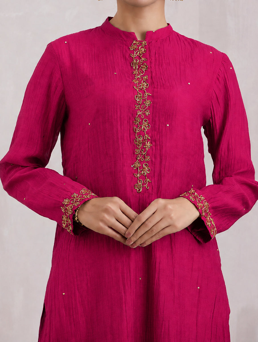 Naqsh Pink Kurta Pajama Dupatta Set