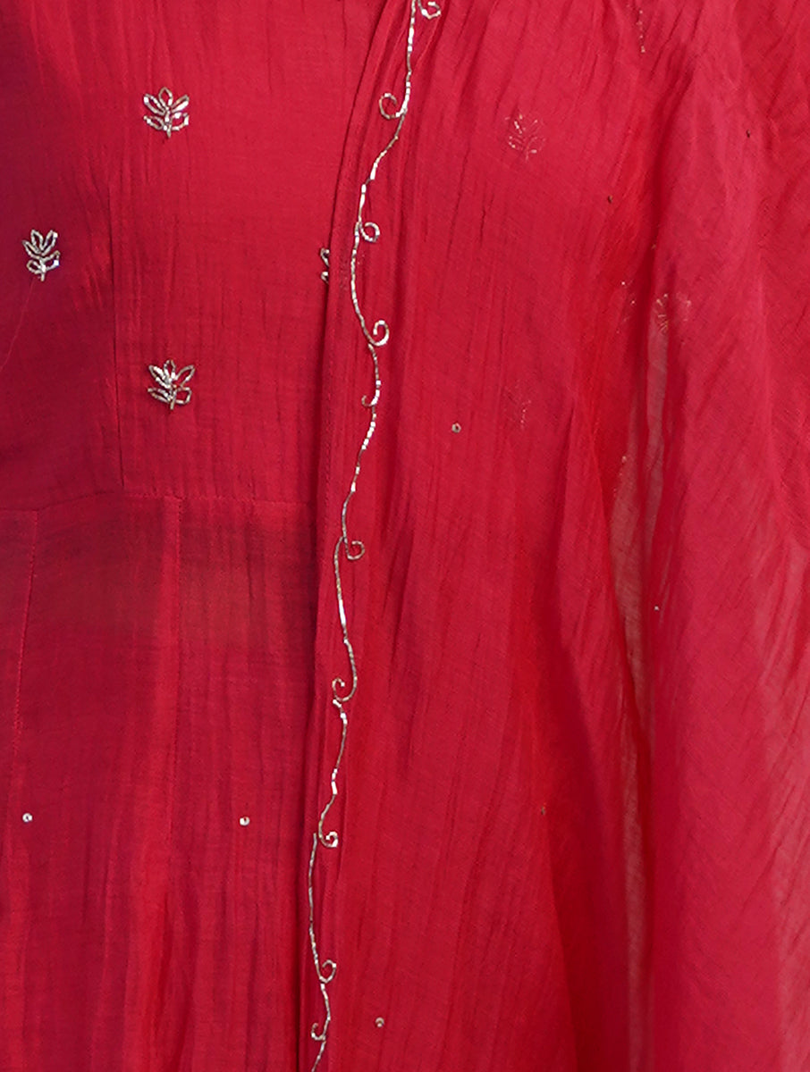 Naqsh Pink Anarkali Kurta Set