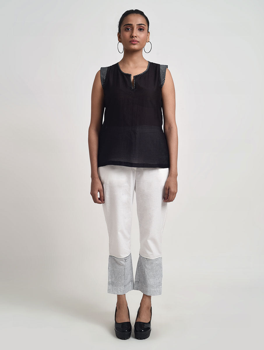 Lucid - Collar Overlay Top Pant Set