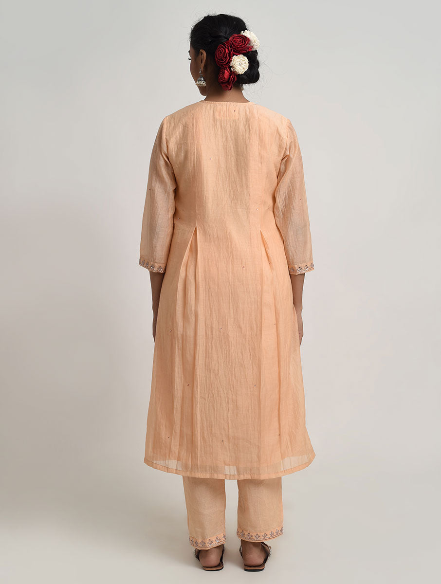 Naqsh Box Pleat Kurta pajama set of 3