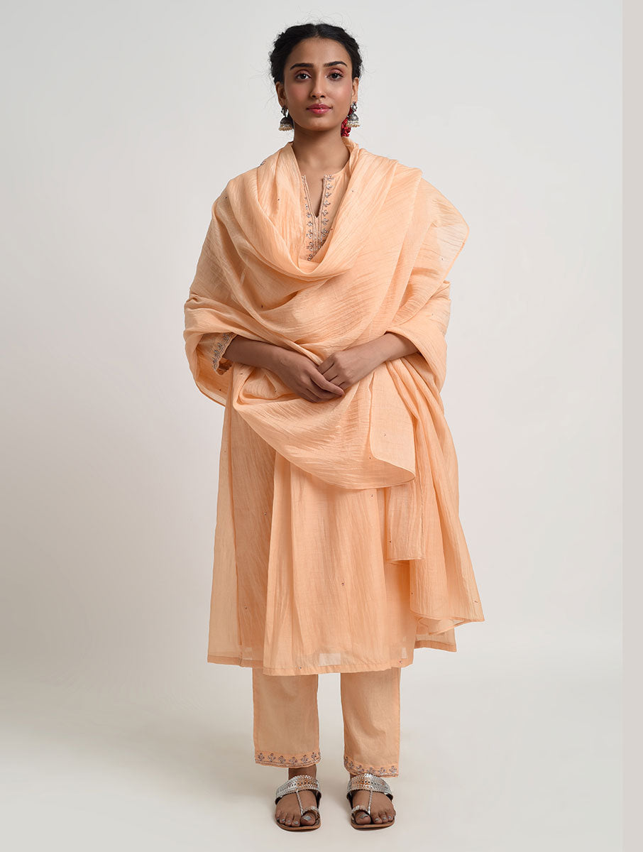 Naqsh Box Pleat Kurta pajama set of 3