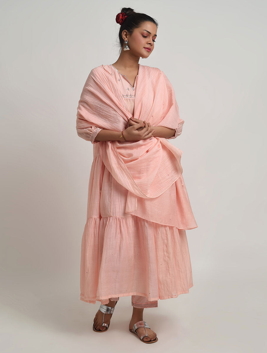 Naqsh Kurta pajama set of 3