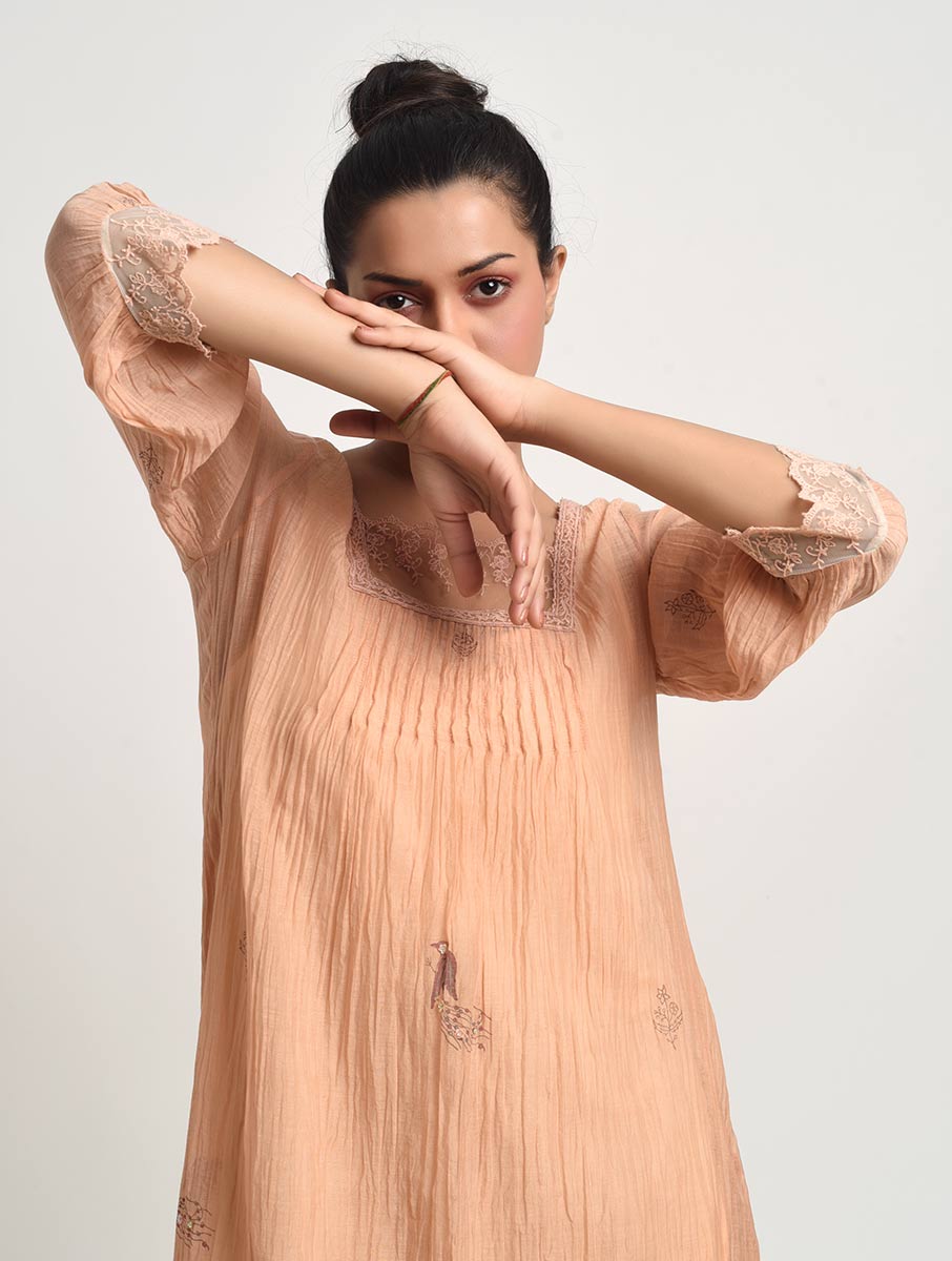 Gudhal-07 Pleated Kurta