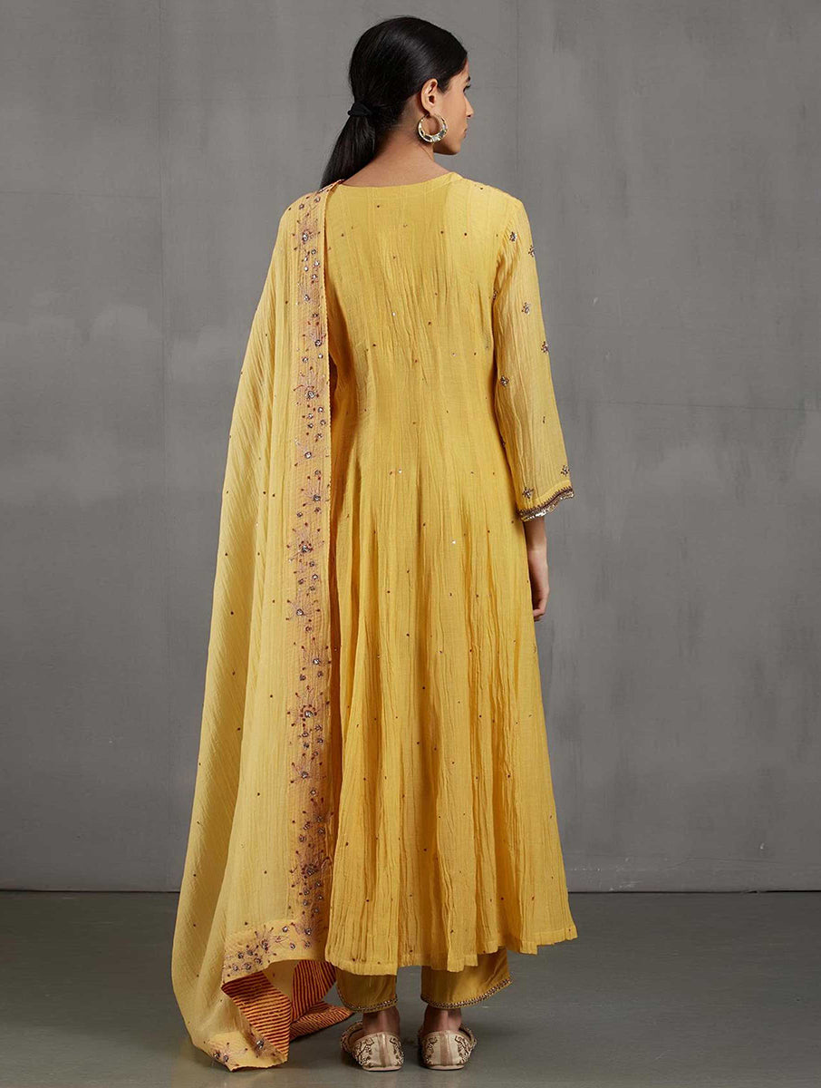 Noori - Yellow Anarkali set