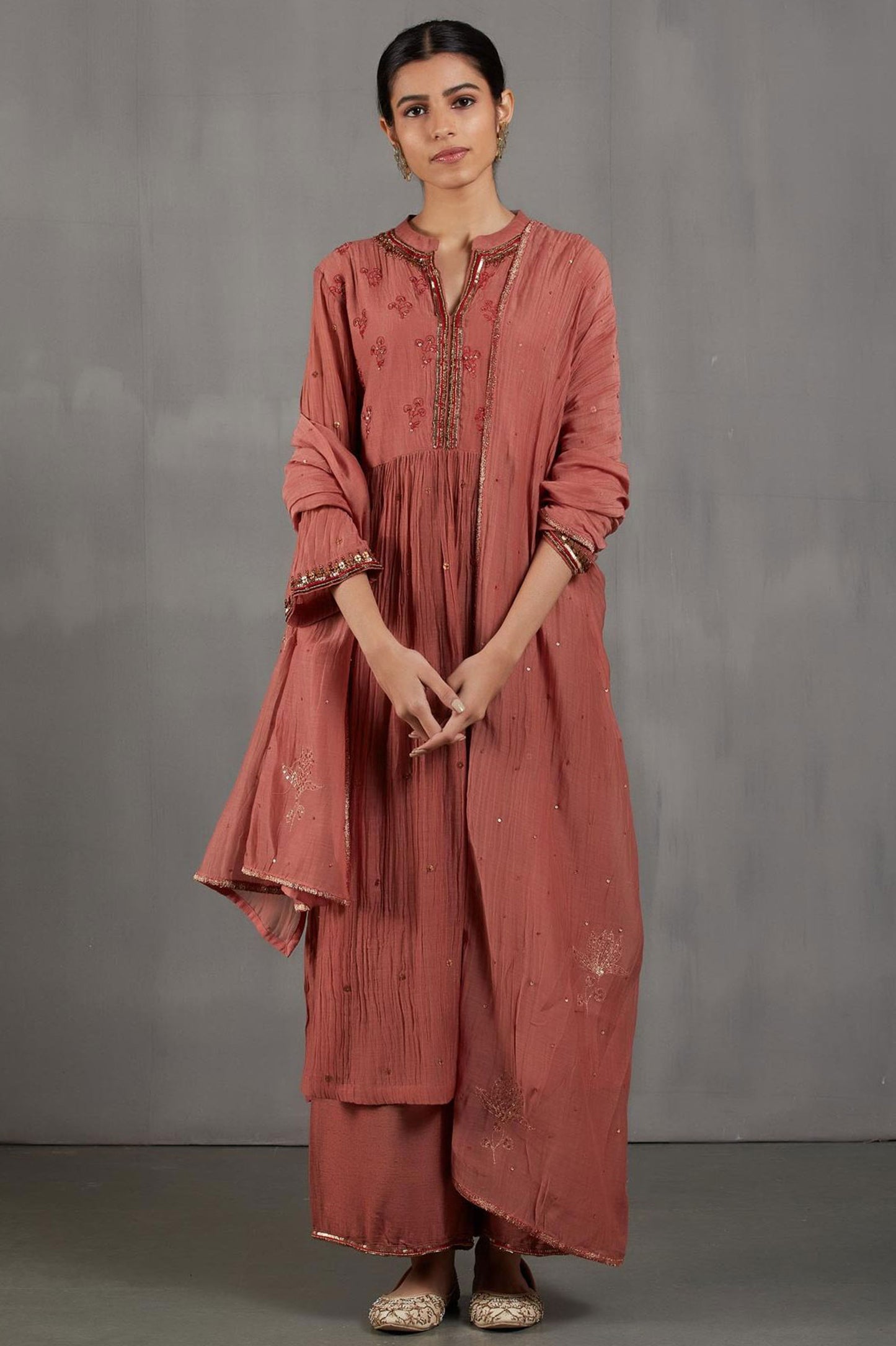 Noori - Collar Kurta set