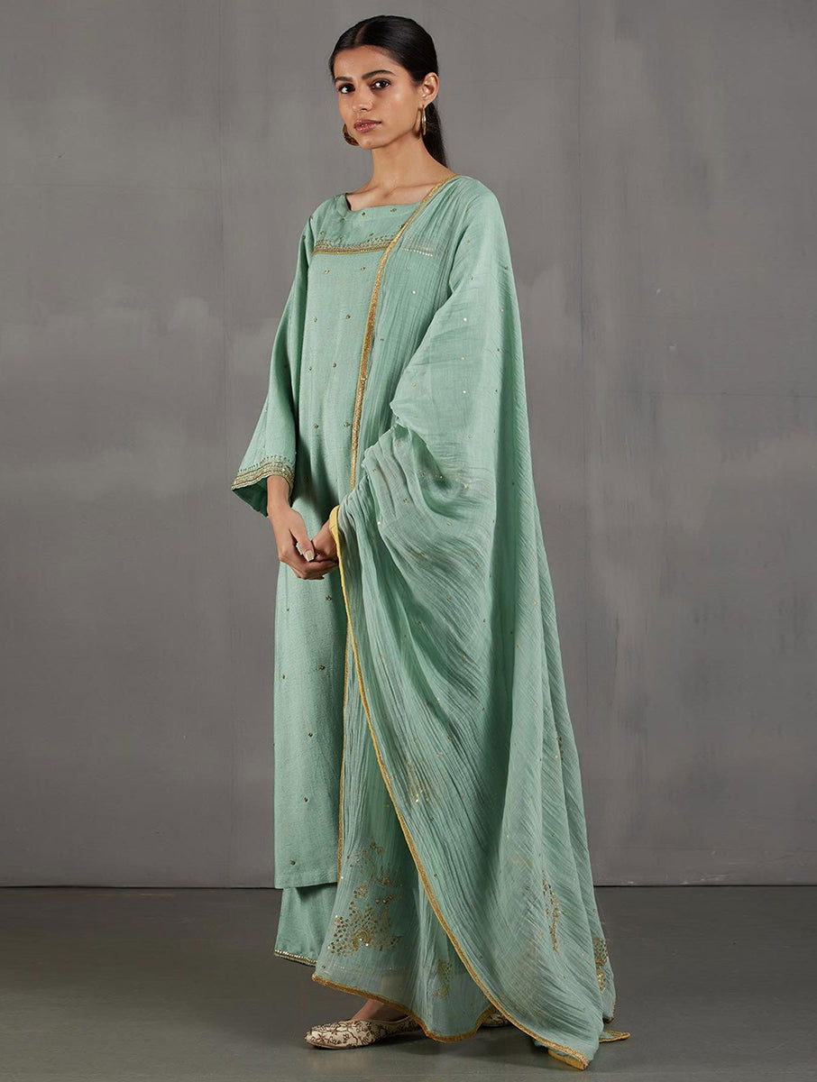 Noori - Boat Neck Kurta set