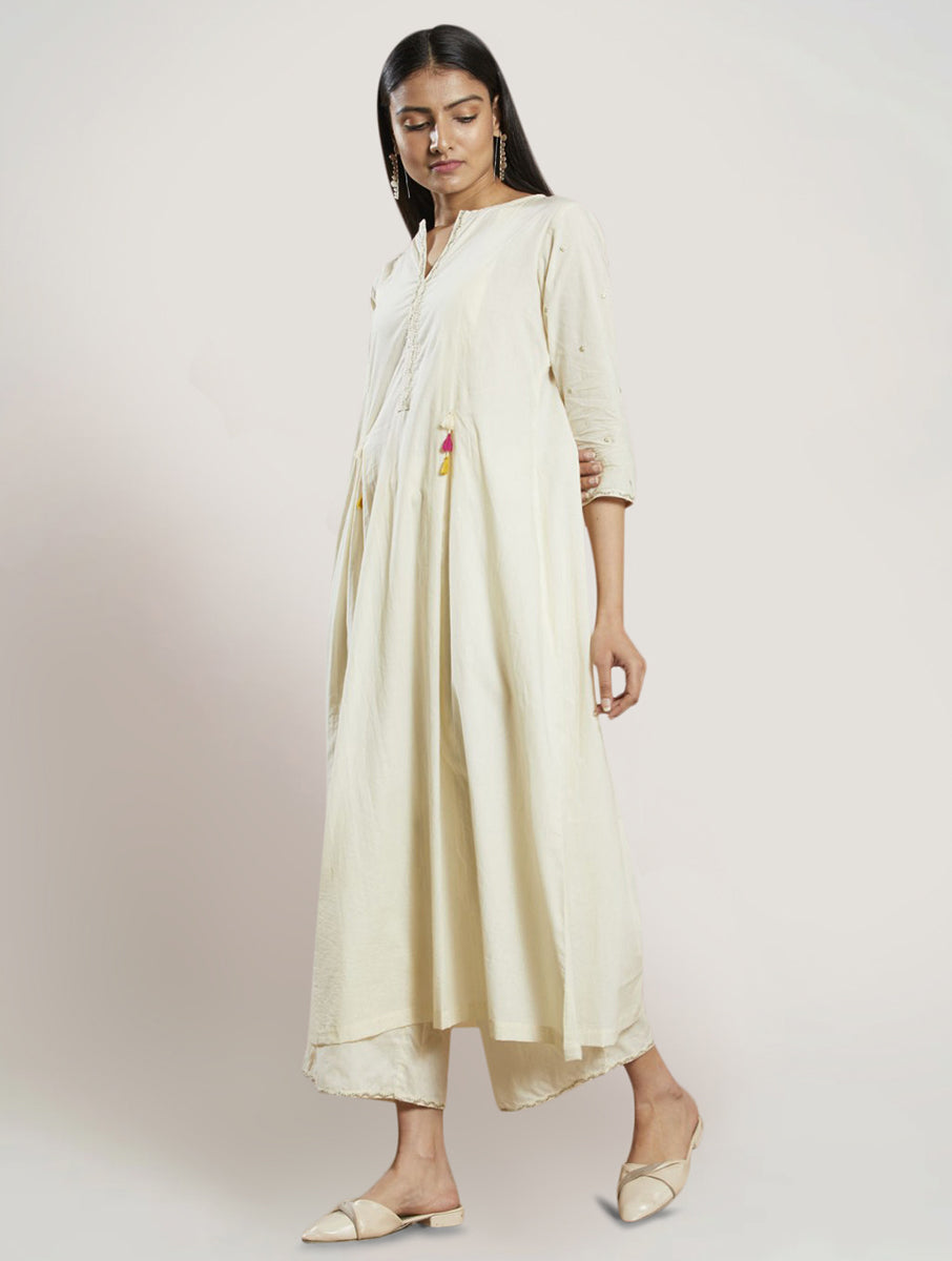 Alep Box Pleat Kurta