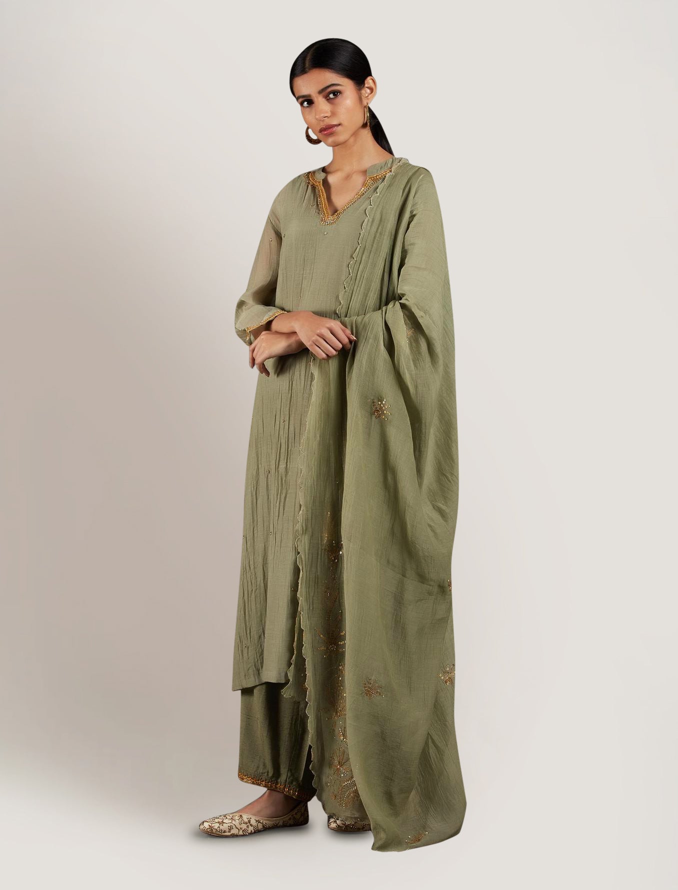 Noori - Collered Kurta set