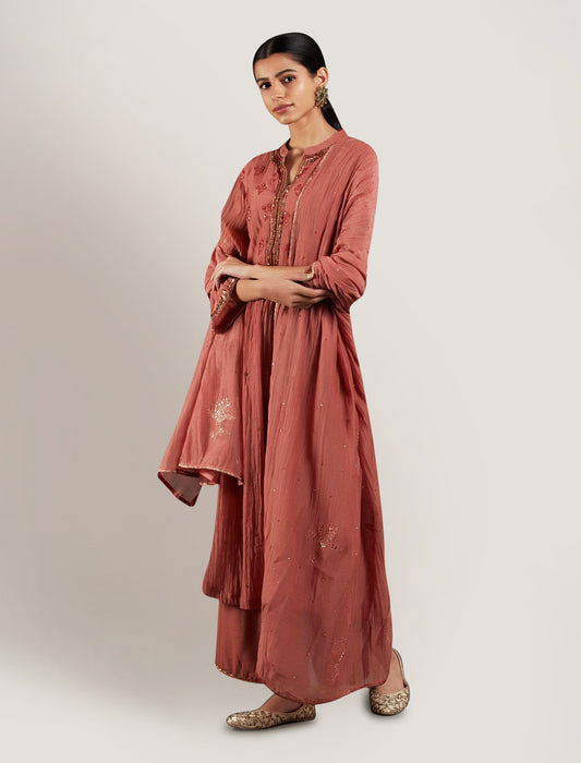 Noori - Collar Kurta set