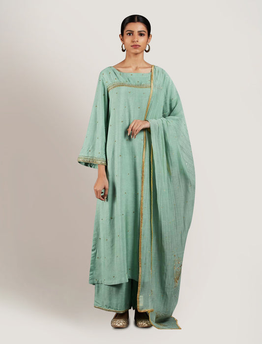 Noori - Boat Neck Kurta set