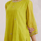 Naqsh Lime Green Zero Neck  Kurta Set of 3