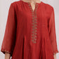Naqsh Box Pleat  Kurta Set of 3