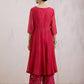 Naqsh Pink Anarkali  Kurta Set
