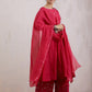 Naqsh Pink Anarkali  Kurta Set