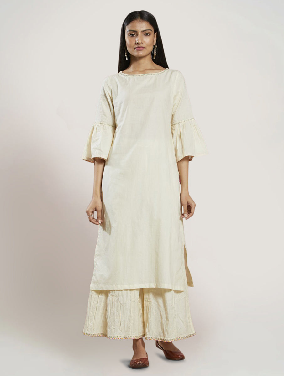 Alep Boat Neck Kurta