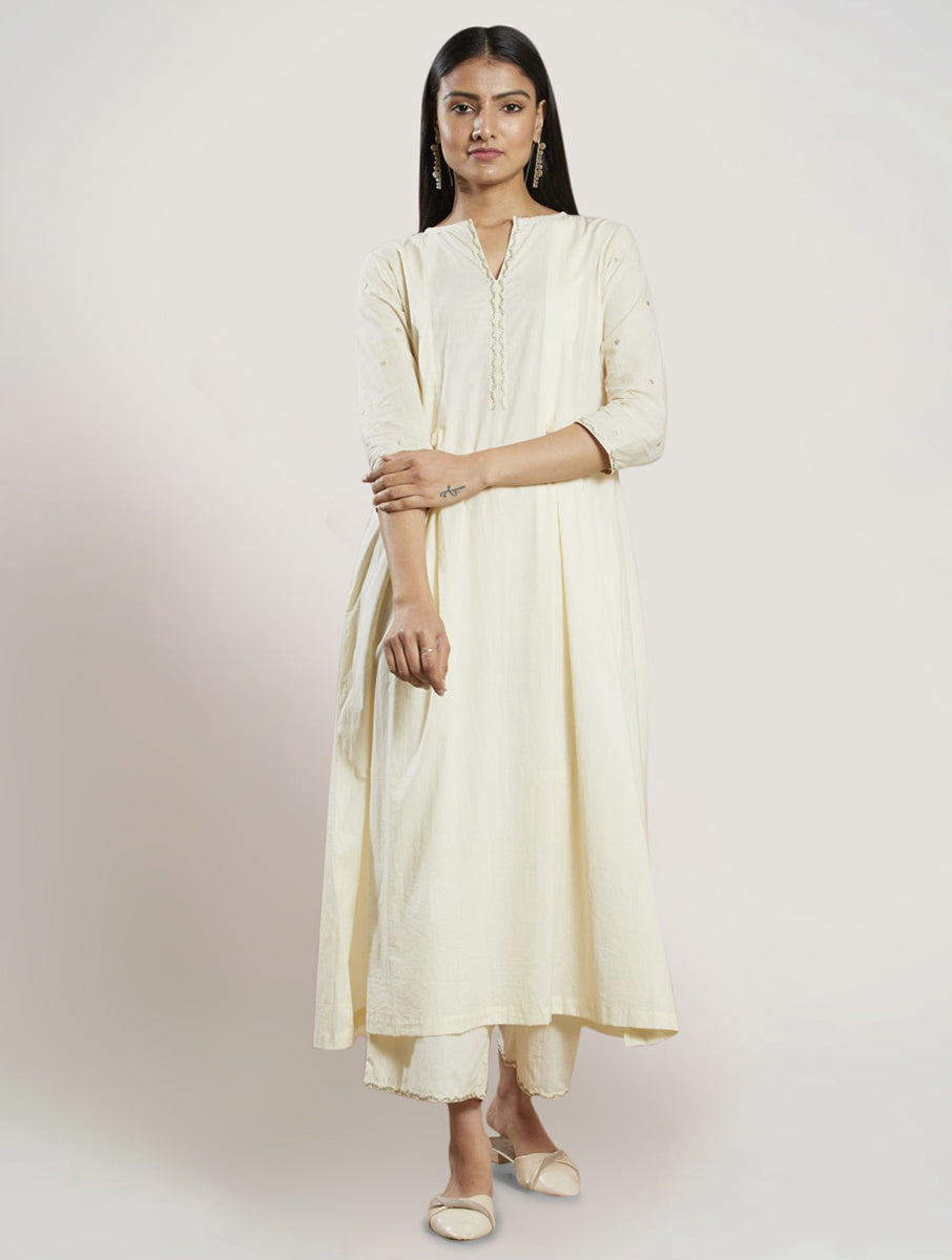 Alep Box Pleat Kurta