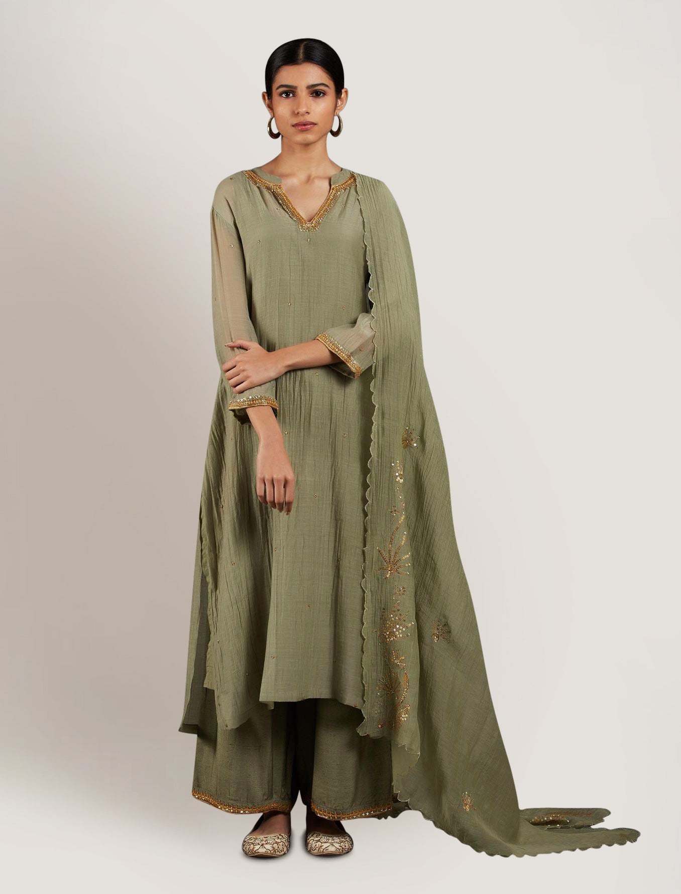 Noori - Collered Kurta set