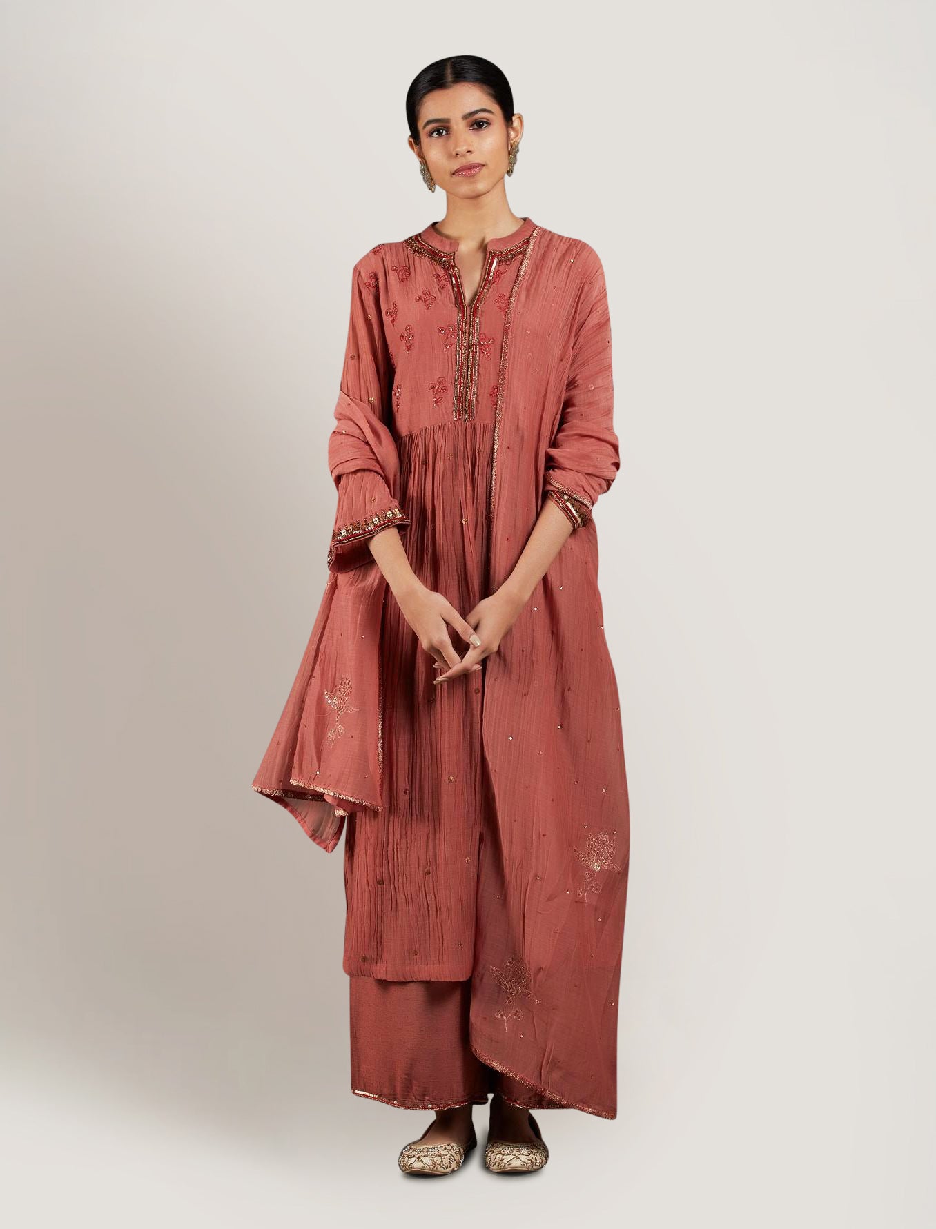 Noori - Collar Kurta set