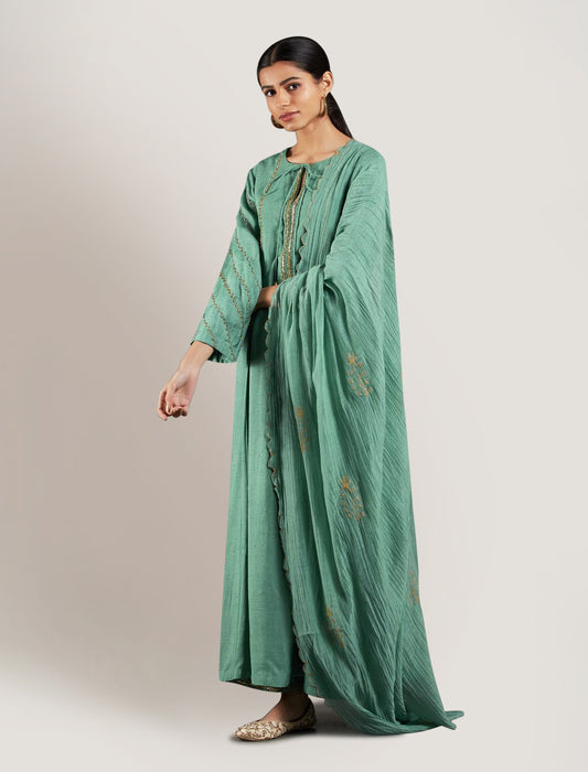 Noori - Box Pleat Kurta set