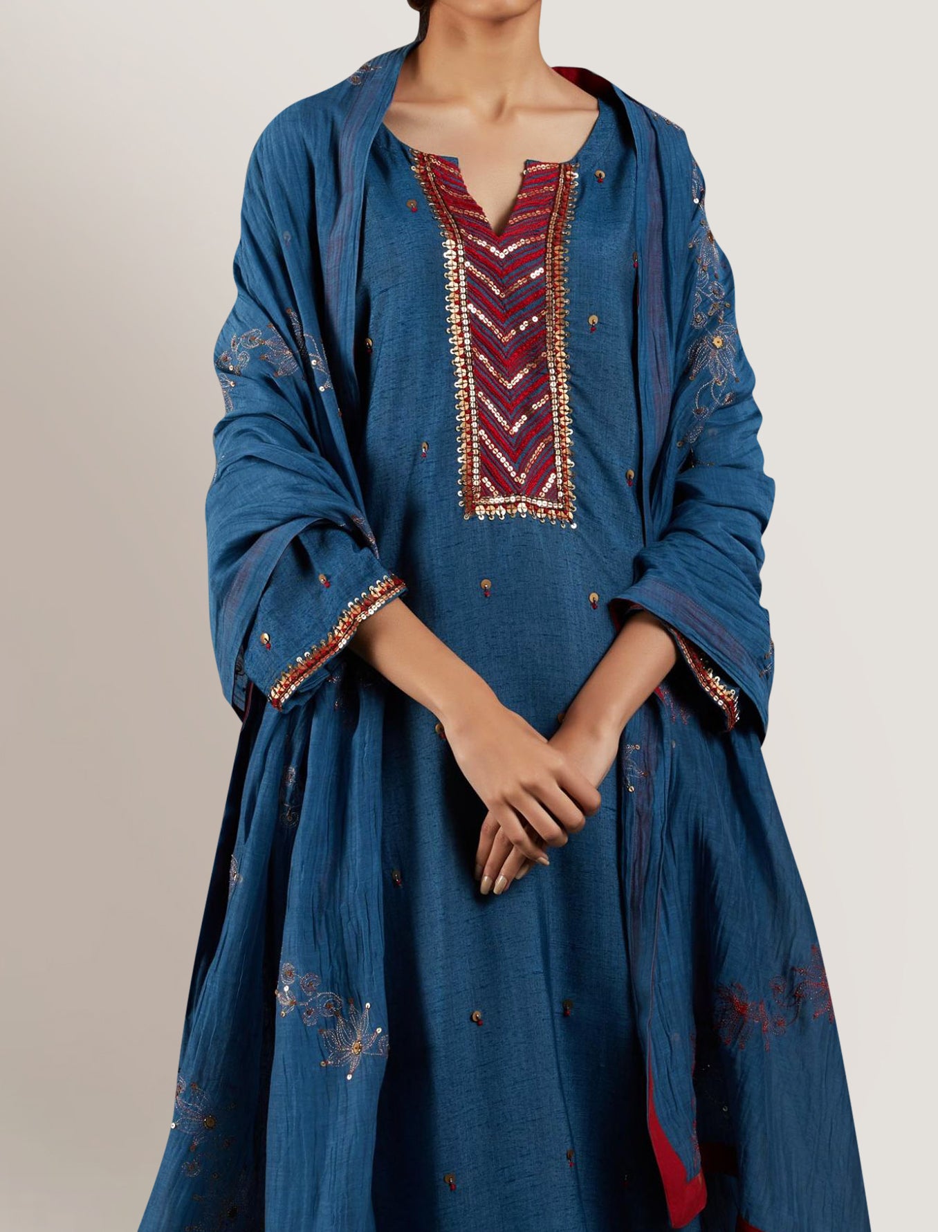 Noori - Round Neck Kurta set