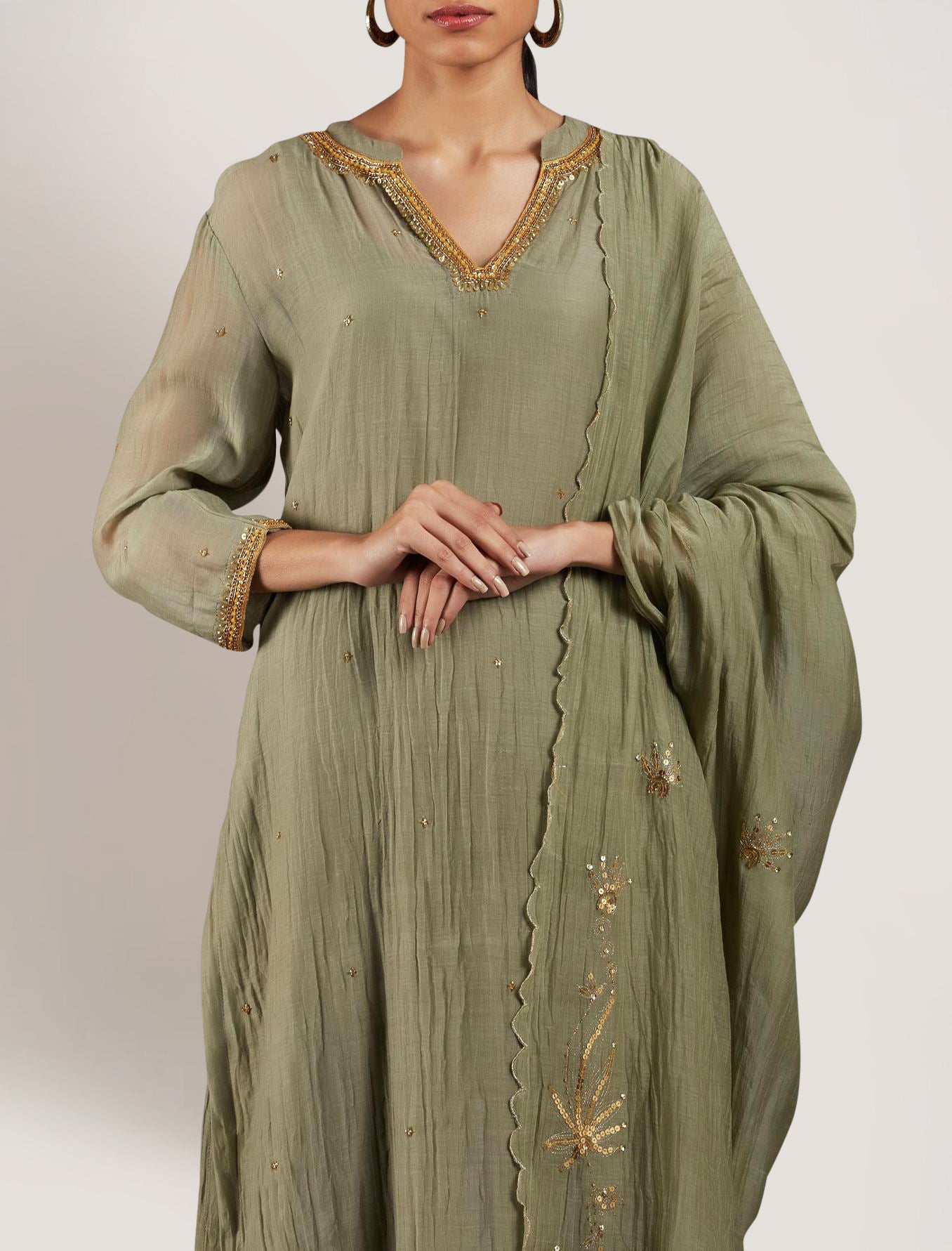 Noori - Collered Kurta set