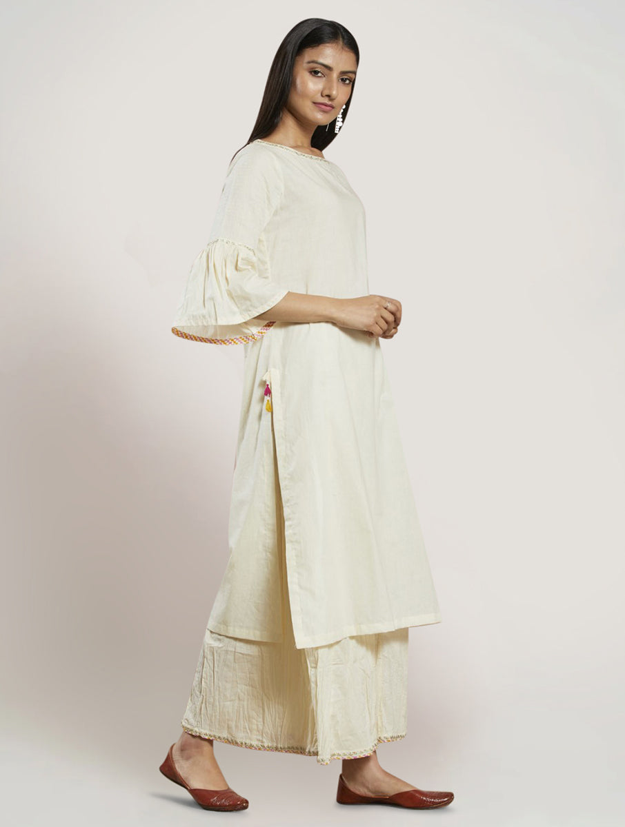 Alep Boat Neck Kurta