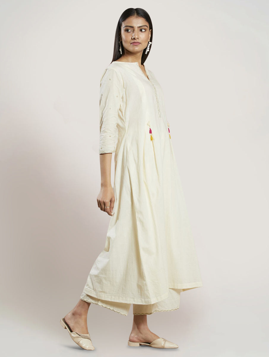 Alep Box Pleat Kurta