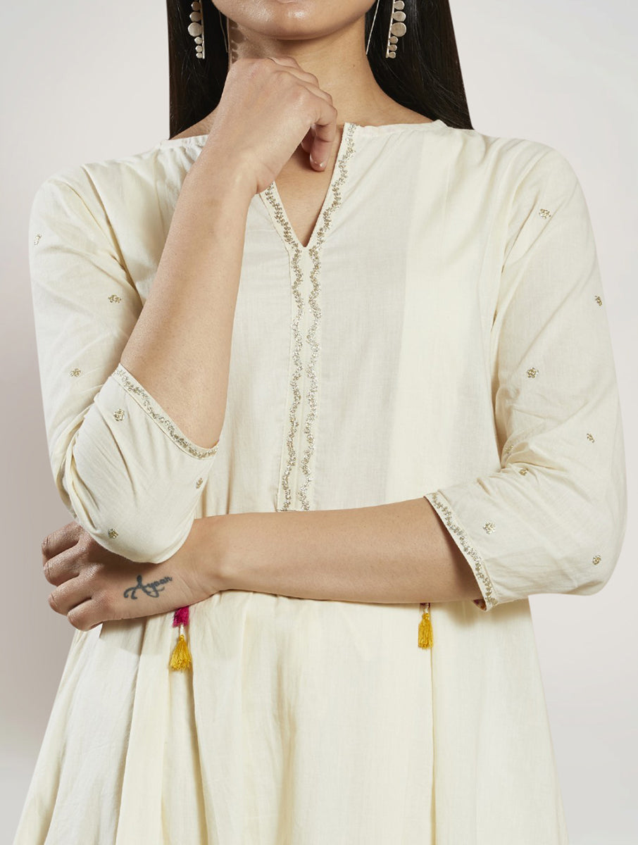 Alep Box Pleat Kurta