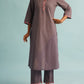 Nazm -  Grey Kurta & Pant set