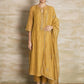 Naqsh Yellow Box Pleat  Kurta set of 3