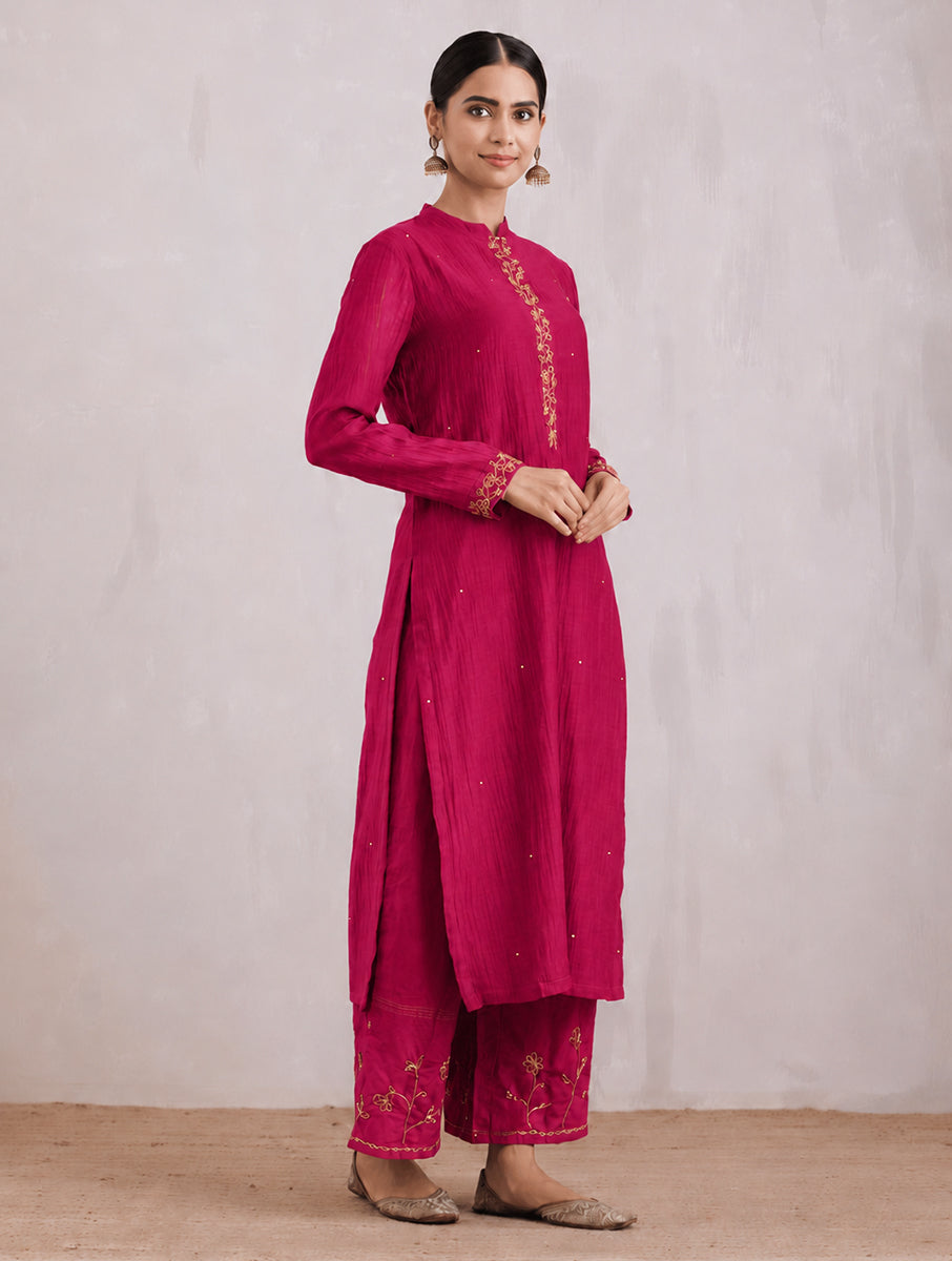 Naqsh Pink Kurta Pajama Dupatta Set