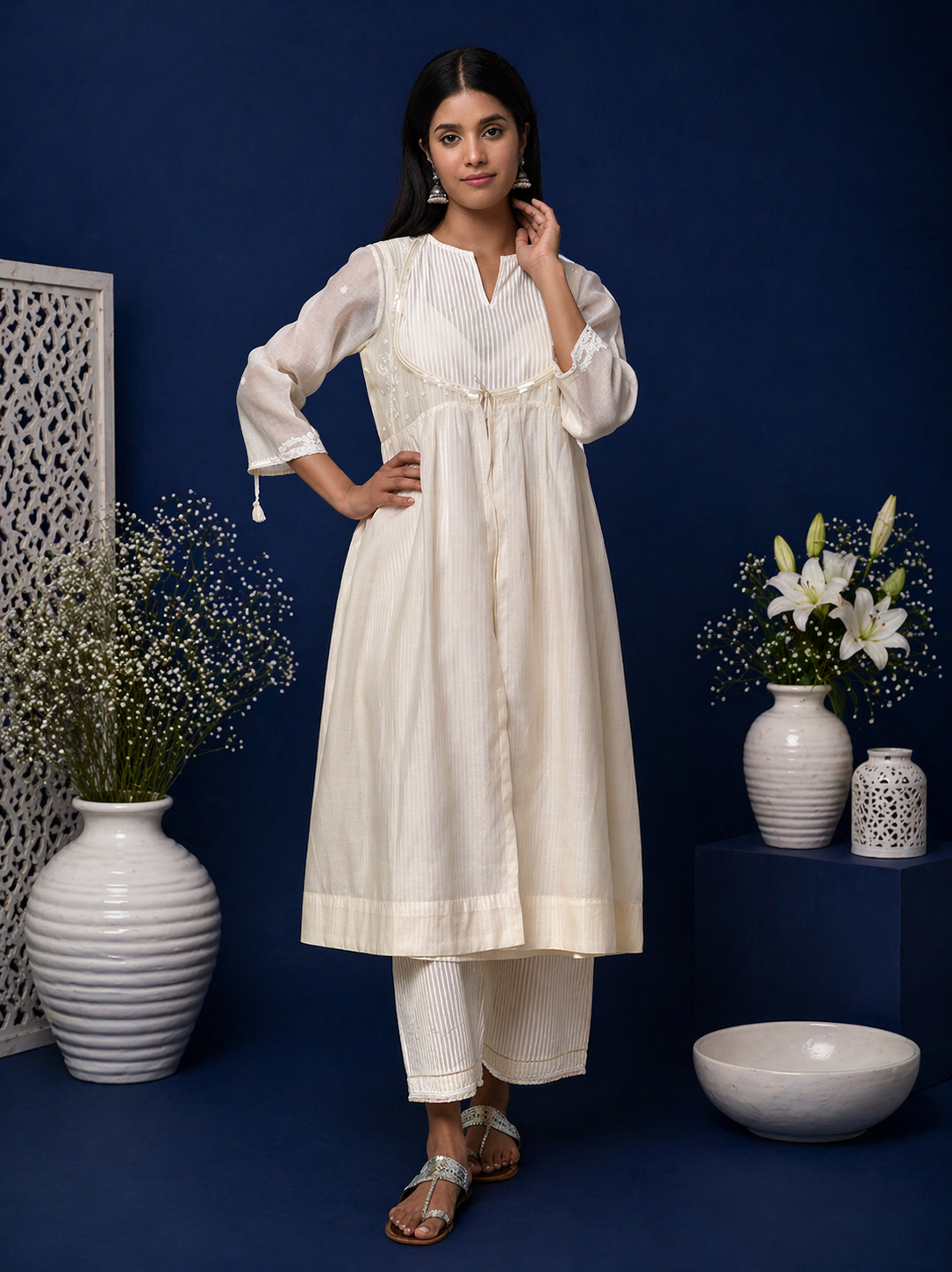 Rooh Overlay Kurta Set