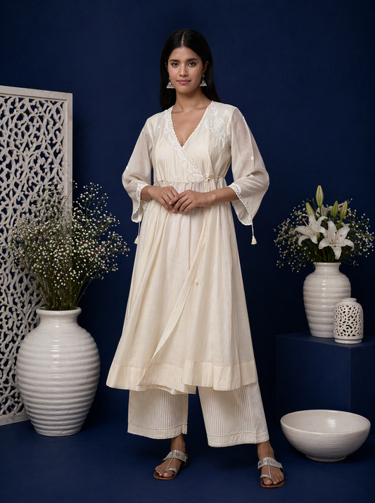 Rooh Angarkha Kurta Set