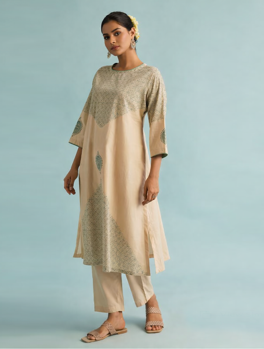 Nazm - A line kurta set