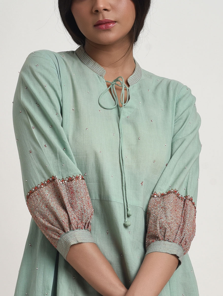 Tabeer Collar Neck Kurta