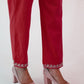 cotton  Pink color hand embroidered zardozi pant/pajam