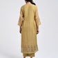 Gudhal Olive Green Cotton Silk Kurta