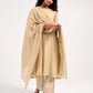 Khushbu beige Kurta Pant Dupatta Set