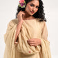 Khushbu beige Kurta Pant Dupatta Set