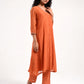 Khushbu Orange Kurta Pant Dupatta Set