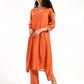 Khushbu Orange Kurta Pant Dupatta Set