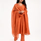 Khushbu Orange Kurta Pant Dupatta Set