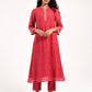 Khushbu Pink Kurta Pant Dupatta Set