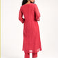 Khushbu Pink Kurta Pant Dupatta Set